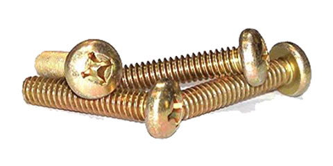 #2-56 Thread Size Fully Threaded Steel Pan Head Machine Screw Cadmium Plated Pack of 100 USA Made 1/4 Length #1 Phillips Drive Meets MS-35206 