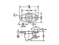 Camloc Receptacles for 2600/2700 Series Studs